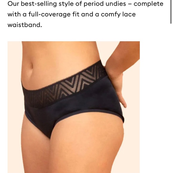 NWT, Thinx, HipHugger, Period Panty, Size Small - Picture 6 of 11